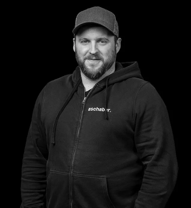 Porträt von Stefan Wörgötter, schwarz-weiß